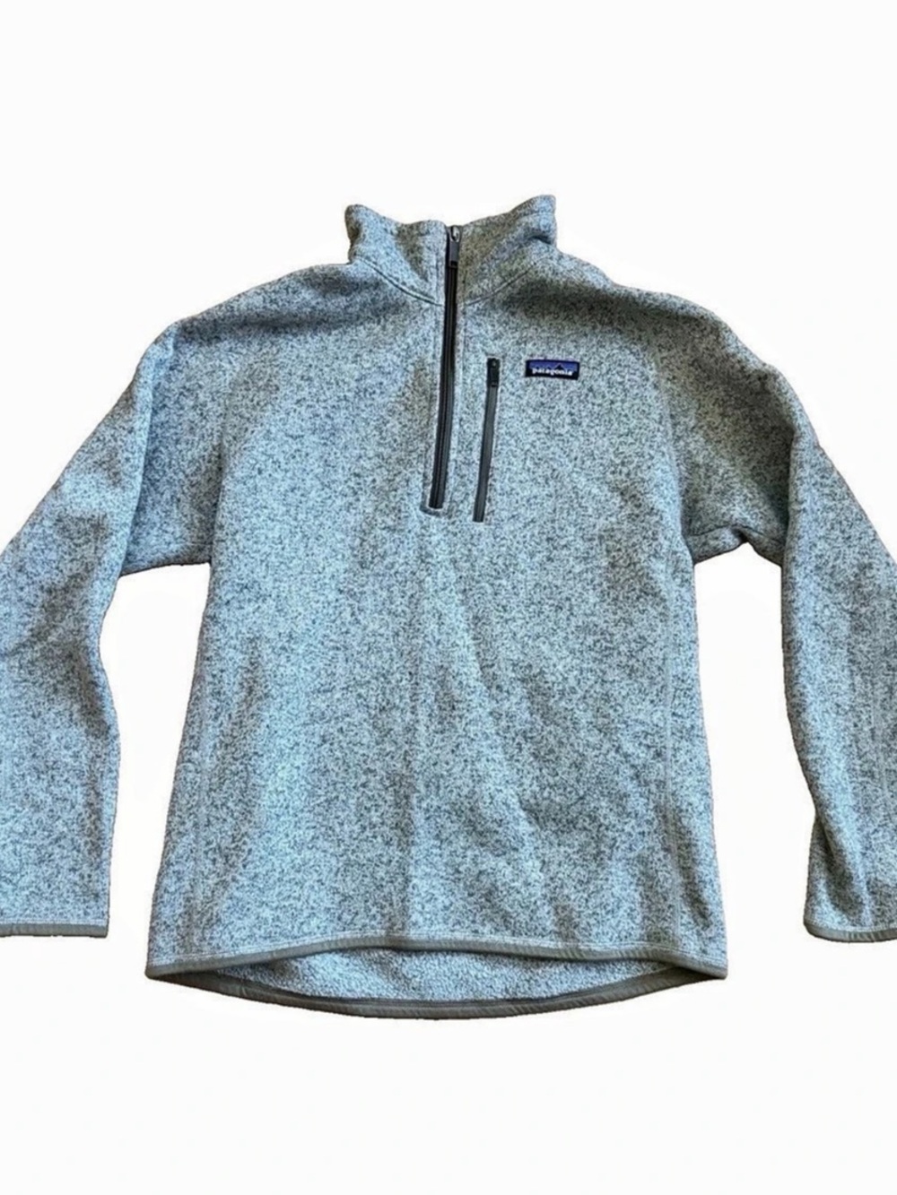 Patagonia Better Sweater 1/4-Zip Pullover Gray Fleece Medium
